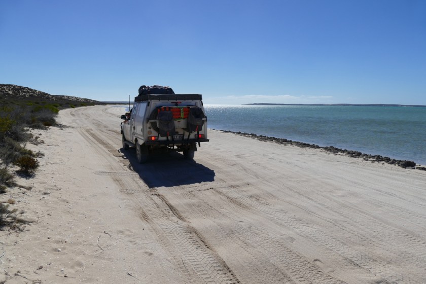Driving out to Shelter Bay