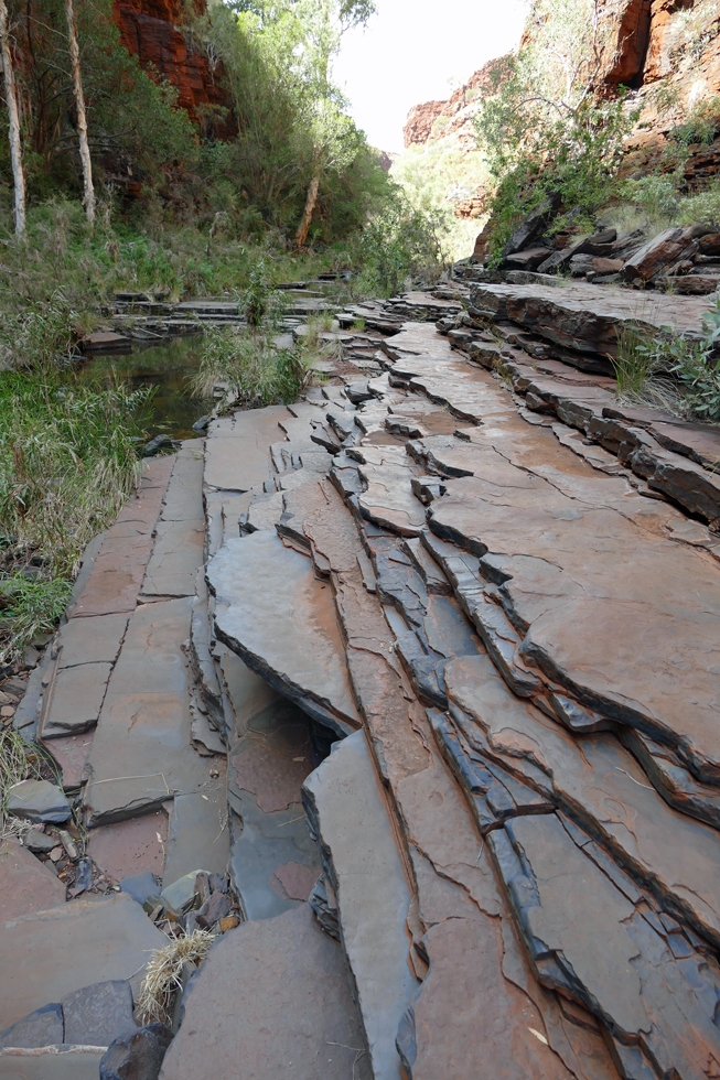 Natural Steps at Knox Gorge