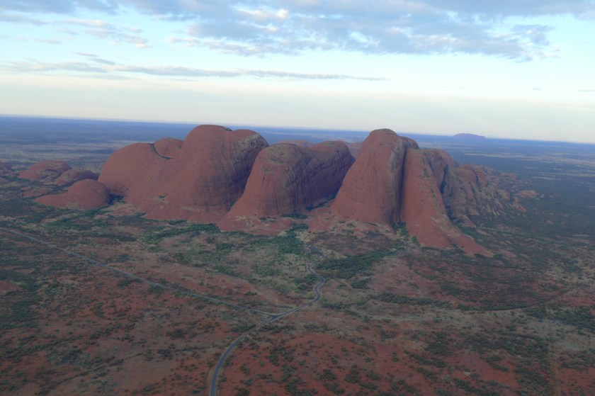 Kata Tjuta from the air