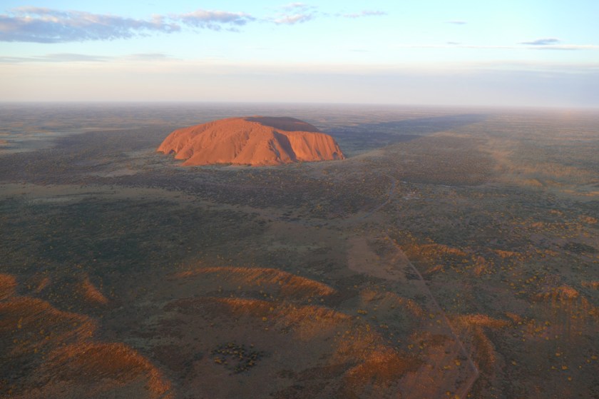 Uluru from the air