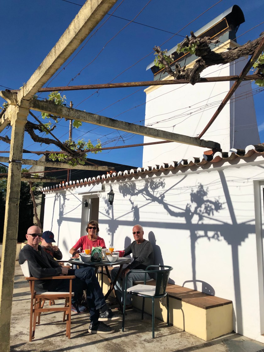 Breakfast with fresh orange juice