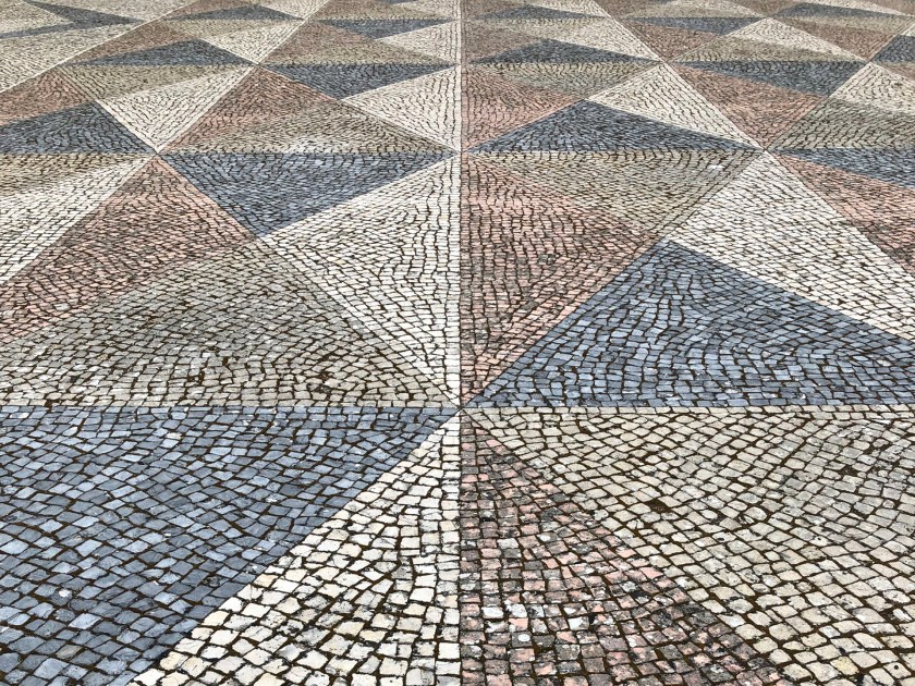 Cobblestone pattern in Lisbon