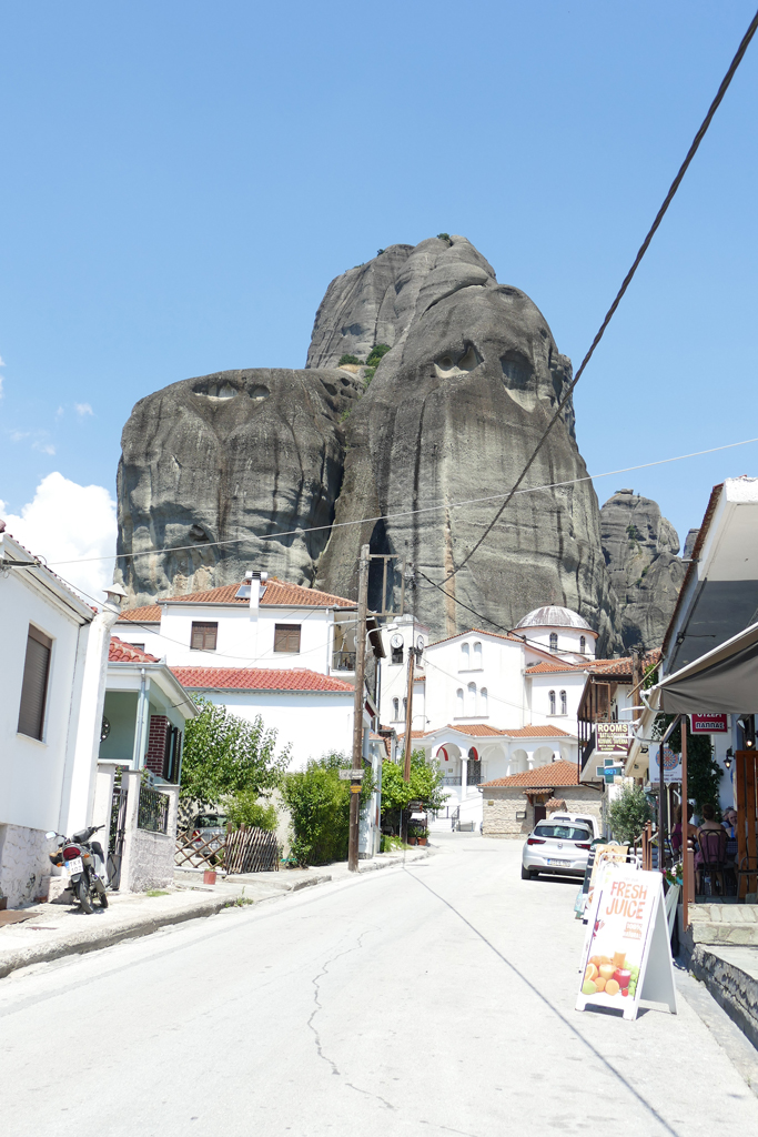 Main street in Kastraki